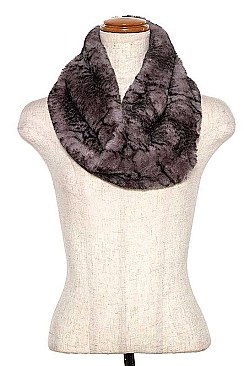 TWISTED ANIMAL TONE INFINITY SCARF