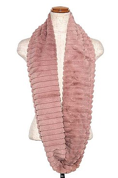 INFINITY LINE FAUX FUR SCARF