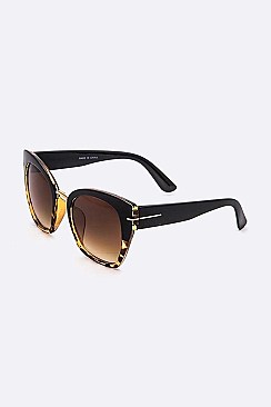 Pack of 12 Mix Tone Cat Eye Sunglasses