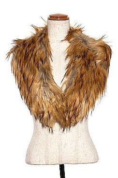 CLASSY FAUX FUR NECK WARMER