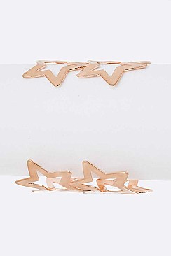 Adjustable Star Cutout Cuff
