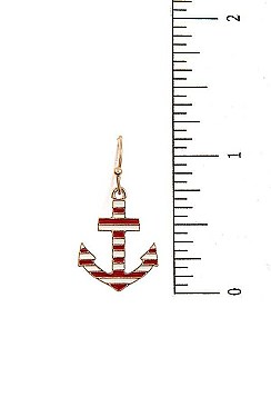 TWISTED CHAIN ANCHOR PENDANT NECKLACE SET