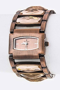 Stylish Crystal Bracelet Watch LA-438