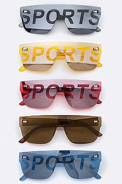 Pack of 12 pieces Sports 2 Tone Unilens Sunglasses LA97-J2601P