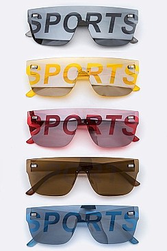 Pack of 12 pieces Sports 2 Tone Unilens Sunglasses LA97-J2601