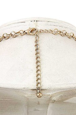 DANGLING ANCHOR NECKLACE SET