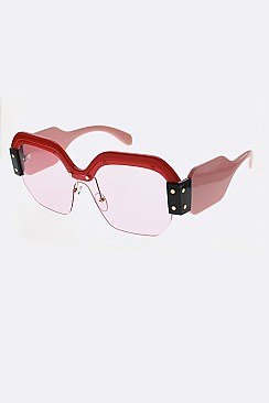 Pack of 12 Pieces Iconic Pop Color Framed Sunglasses LA97-J2621P