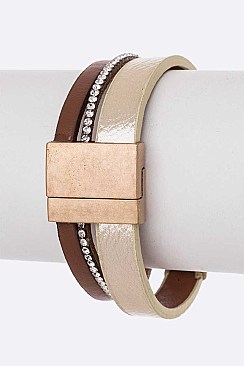 Original Stone Mix Layer Magnetic Bracelet