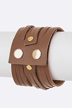 Original Druzy Leather Bracelet
