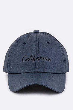 Embroidered California Cap