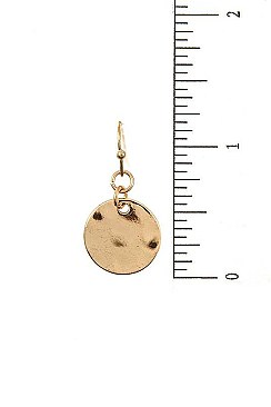 HAMMERED LINK BAR PENDANT NECKLACE SET
