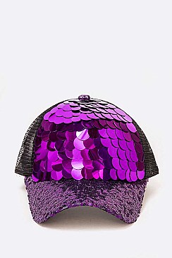 Mix Sequins Fashion Cap LA-1022