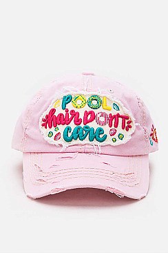 VINTAGE WASH POOL Hair Don't Care Cotton Cap