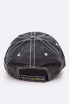 VINTAGE WASH Follow Your Arrow Cotton Cap