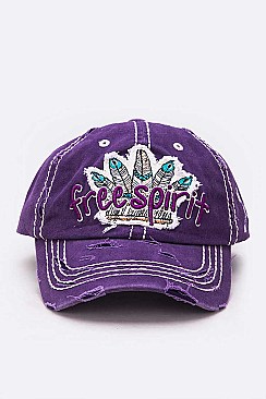 VINTAGE WASH Free Spirit Cotton Cap