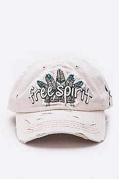 VINTAGE WASH Free Spirit Cotton Cap