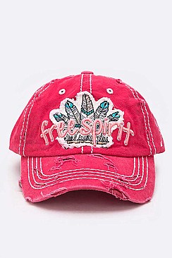 VINTAGE WASH Free Spirit Cotton Cap
