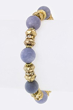 Trendy Mix Beads Stretch Bracelet