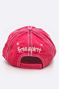 VINTAGE WASH Free Spirit Cotton Cap