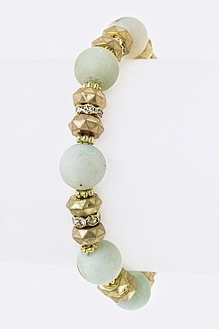 Fashion Mix Beads Stretch Bracelet