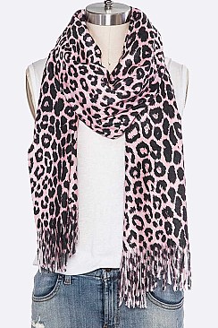 Stylish Oversize Soft Pashmina Leopard Print Scarf