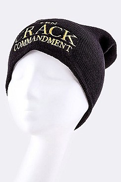 Stylish ICC Iconic Lurex Beanie LA-HT0060