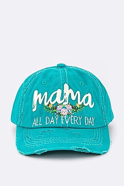 Embroidered Mama All Day Vintage Cap