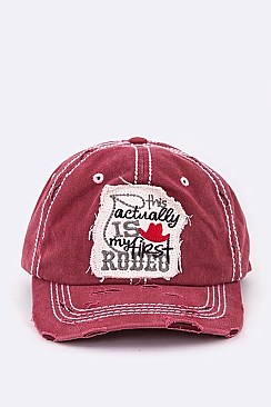 First Rodeo Patch Vintage Cap LA-T13ROD02