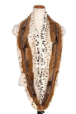 ANIMAL PRINT INFINITY SCARF