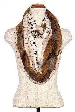 ANIMAL PRINT INFINITY SCARF