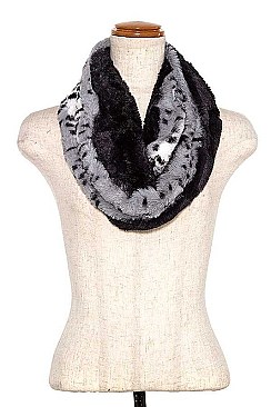 ANIMAL PRINT INFINITY SCARF