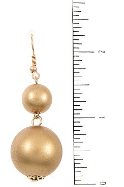 CHUNKY GOLD ACCENT BEAD NECKLACE SET
