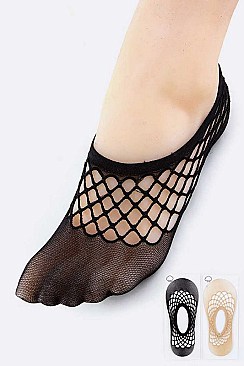 Pack of (12 Pieces) Assorted Fishnet Socks LA-Z66942