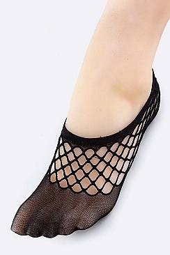 Pack of (12 Pieces) Assorted Fishnet Socks LA-Z66942