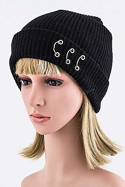 Fashionable Pierced Beanie Hat LA-EMH0985