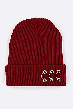 Fashionable Pierced Beanie Hat LA-EMH0985