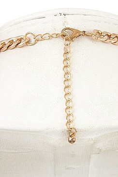 MULTI LAYERED BEADS BIB NECKLACE SET