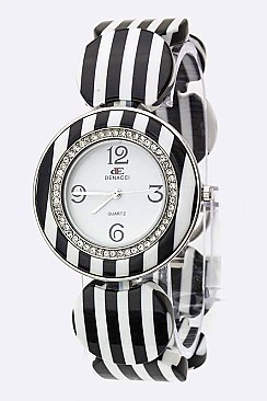 Fashionable Disks Bracelet Watch LA 05-778