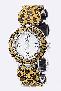Fashionable Disks Bracelet Watch LA 05-778