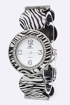 Fashionable Disks Bracelet Watch LA 05-778