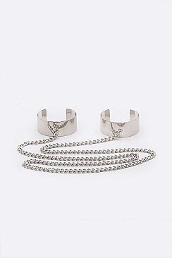 DOUBLE CHAIN ADJUSTABLE CUFF