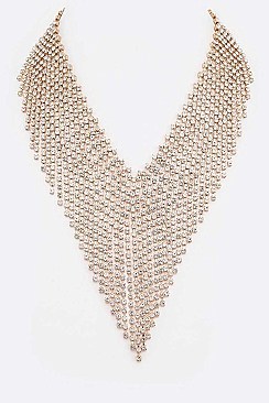 Fashion Zillion Rhinestone Statment Necklace