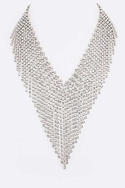 Fashion Zillion Rhinestone Statment Necklace