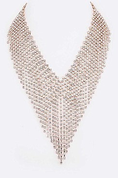 Fashion Zillion Rhinestone Statment Necklace