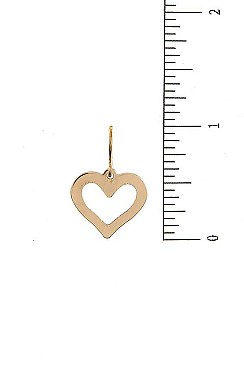 TASSEL PENDANT DOUBLE HEART NECKLACE SET