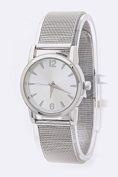 Chic Mesh Band Basic Classy Watch LA-004