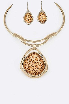 TEARDROP PENDANT COLLAR NECKLACE SET