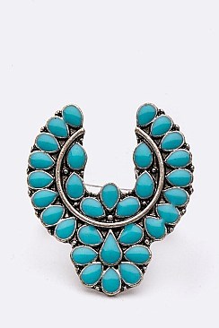 Exquisite Squash Blossom Iconic Stretch Ring LAAR1025