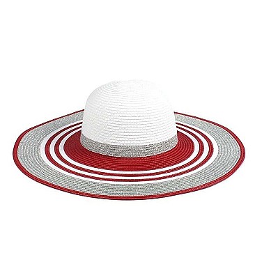 STRIPE FLOPPY HAT