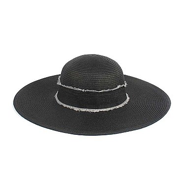 FRAY BAND FLOPPY HAT